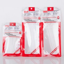 판매김치 완구류 포장용 케이블 타이 인터넷선 선정리, 3X150mm(60pcs)백색