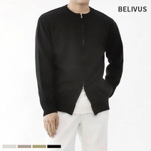 빌리버스 남자 니트 집업 BRAT011 가디건 아우터