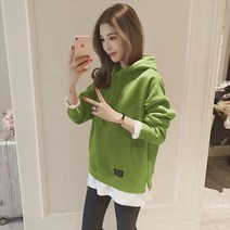 L.ONLINE SHOP여성 기모 후드티 맨투맨 겨울 옆트임 데일리룩 DB19 후드티 후드집업 후드코트 힙합패션