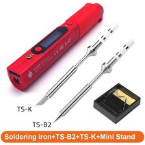 Pine64 BB2 납땜 인두 휴대용 미니 USB 인터페이스 용접 도구 일정한 지능형 유지 보수, 02 With B2 n K stand