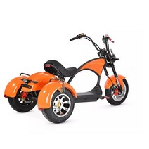 EMTB 자토바이크 엄마자전거 전기팻바이크 C 바이 2000W 모터 리튬 성인용 저렴한 세발, 06 Orange