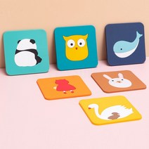 미끄럼 방지 실리콘 컵받침, 팬더