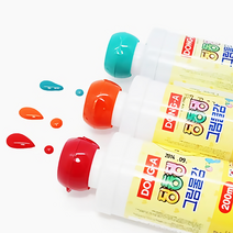 동아 딩동댕 수채화 물감 200ml 낱개 대용량, 흰색