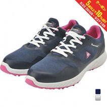 르꼬끄 Lcok 숙녀 골프 신발 QQ3PJB00 니트 소재 캐주얼 스타일 촬영 스파이크리스 3E Le Coq Sportif