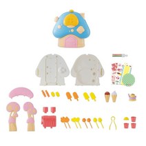 손사용 디저트 꾸미기 정리함 버섯집 카페 DIY 간식 소근육발달 성취감 완구 유아 교육 자기주도