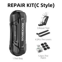 검월 자전거 타이어 바퀴 교체 용품 무시고무 20 26 29 인치 rockbros 도구 키트 다기능 도구, 수리 키트(c 스타일), 협력사