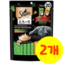 쉬바 멜티 고양이 스틱형 간식 닭 2가지맛 20p 2개