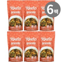 키스마이키토 키토 그래놀라 코코넛 아몬드 피칸 오트밀 269g, 6개