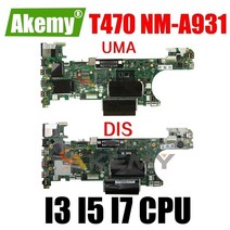 NM-A931 노트북 마더 보드 I3 I5 I7 6 세대 또는 7 세대 cpu 940MX gpu가있는 메인 보드, 940MX I5-6300U
