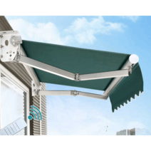 수동어닝 방수 컨테이너 지붕 현관 입구 가게 주택, 2m 벽에 4m 늘어남