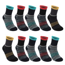 또온나 남성 장목 등산양말 10족세트 국산제품 고퀄리티 면양말 아웃도어 작업용, 랜덤10족