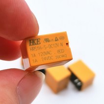 전기릴레이 부품 5PCS 산업 전자 회로 보드 DIY 3A hrs1h-s-dc5v / 12v-24v hke 릴레이 변환 6 핀 4100f 12, 03 HRS1H-S-DC24V-3A