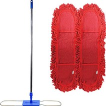 월드크린 리스킹 오일 걸레 90cm 2p + 프리미엄 판자루 세트, 1세트