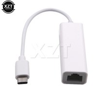 USB C 타입 이더넷 to RJ45 네트워크 카드 분배기 어댑터 Lan 10/100Mbps MacBook PC 노트북 케이블 액세서, 한개옵션0