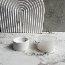 도자기공예 도자기트레이 실리콘몰드 라운드 화분 콘크리트 금형 공장 냄비 콘크리트 실리콘 금형 공예 수지 주조 금형 펜 보관 상자 홈 장식, d