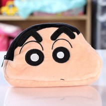 짱구 봉제 얼굴 파우치/폭신폭신 캐릭터 인형 필통 펜케이스