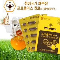 [종근당건강 정품] 꿀벌마크 프로폴리스 플러스 WILD BEE 호주산 프로폴리스 사용 면역력 강화 2개월분