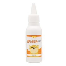 강아지 위생 눈물자국 눈물얼룩지우개 110ml 건강 여아 세정제 눈꼽 소형견 귀 청소 남자, 10개(박스할인)