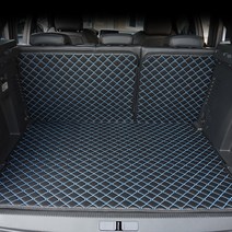 아이빌 푸조 3008 신형퀼팅 4D 자동차 트렁크매트   2열등받이 풀세트, 블랙 블랙