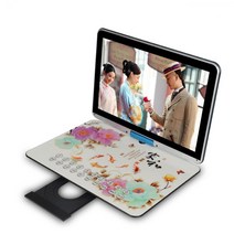 영상 재생기 휴대용 DVD 플레이어 비디오 교육용, 32G 카드가 있는 13인치