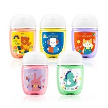 플루 의약외품 클린 겔 손소독제 과일향 30ml x 5종 + 휴대용 홀더 5p 세트, 5세트