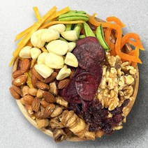 견과류 야채 믹스칩 10종 말린 과일칩 건조 통마늘 채소칩, 견과류 야채믹스칩 250g