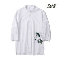[지이크 X 성낙진작가] 릴렉스핏 7부 프린팅 셔츠 (PCBAC5044)