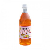 한국이안스 TOM 슬러시 원액 오렌지향 시럽 1kg 5개