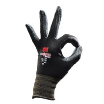 3M 안전장갑 작업장갑 니트릴 폼 코팅장갑 L/M, 1개