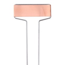 수목장명패 삽입형 식물 푯말 채소밭 화단 팻말 농장, 블랙 10개입