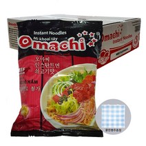 베트남 오마치 라면 쇠고기맛 OMACHI MI XOT BO HAM 30개 1BOX 클린행주증정, 1세트
