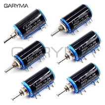 WXD3-13-2W 권선 선형 로터리 전위차계 저항 100R 330R 470R 680R 1K 2.2K 3.3K 47K Ohm, 08 220 옴