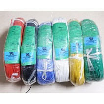 UL3239 3KVDC 20AWG 실리콘전선 White (0.08mm소선)-m단위 판매, 1개