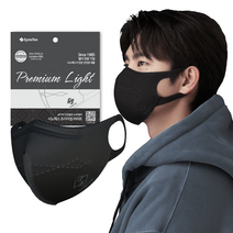 시노텍스 귀편하고 숨쉬기편한 새부리형 신소재 마스크 50매 소형 개별포장, 1매, 50개, 블랙