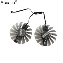 쿨러 호환 컴퓨터 PC 부품 Emtek Palit GTX 1080 OC Super JetStream 그래픽 카드 냉각 팬용 95MM 팬 GTX1080 GPU, B 2PCS, 02 B 2PCS