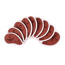 디자인 자수 아이언 보호 커버 남자 30대 골퍼 선물 2211765EA, 쿠팡 블랙