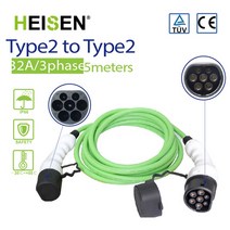 전기차충전케이블 전기차충전기설치 가정용전기차충전기 급속충전기 기 car ev 32a 22kw three phase cord, 32a 3상