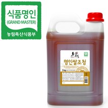 (두레촌) 명인 쌀조청 3kg/식품명인 강봉석, 5kg