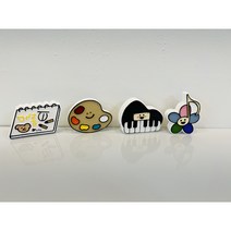 차량용 방향제 석고방향제 예체능방향제 피아노석고방향제 음표방향제퇴사선물 답례품 인테리어, 음표, 바이레도블랑쉬