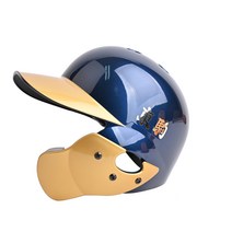 도코마 도쿠마 야구헬멧 투톤검투사헬멧 외귀 우타자(네이비골드유광), L(58cm~59cm)-검투사우타
