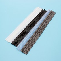 플라스틱 용접봉 ABS PP HDPE PPR PVC UPVC CPVC 범퍼 수리 납땜 스틱 전극 공기 총 용접기 용접, [03] Clear 1m 2개, [06] UPVC