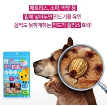 집 반려견 침대 침구 매트리스 진드기 퇴치제 이불 진드기 제거 패치