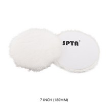 마끼다 광택기 유막제거패드 5 7 인치 전동드릴광택 (단품) spta 양모 연마 버핑, 7인치 울 패드, 5개