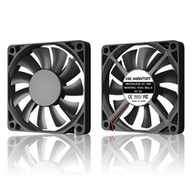 HKWANTAT 듀얼 볼 베어링 브러시리스 DC 쿨링 70mm 팬 5v 7015 70x70x15mm 2핀 2개134872, 70x70x15mm_12V-Ball