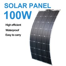 [해외] 200w campervan solar panel 100w for roof shed photovoltaic solar cell 500w 400w 300w 12v to, 협력사, 100w 태양 전지 패널