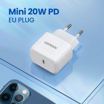 Ugreen-아이폰 14 프로 맥스용 USB c타입 충전기 4.0 아이패드 화웨이 PD 고속, 02 Mini EU 20W 충전r_01 WHITE