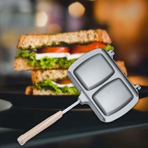 핫샌드위치 토스트 샌드위치 와플 메이커 비스틱 양면 가열 그릴 팬 빵 토스트 메이커 계란 햄 샌드위치 인, 한개옵션0