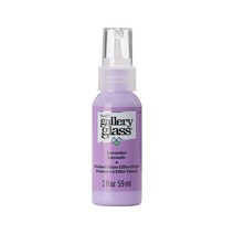 Plaid 갤러리 스테인 글라스 펜 2oz 색상선택 글라스 데코 스테인글라스 물감, 7 Lavender