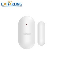 자동문 센서 근접 버튼 비접촉 문열림 오리지널 EARYKONG 433MHz 무선 창 도어 자석 감지기 가정용 경보 시스템 초저전력 소비, [01] 1 pcs