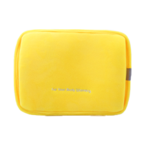 FUR 파우치형 레몬옐로우 온수 찜질기 온열 찜질팩